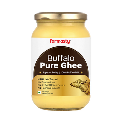 Farmasty Buffalo Pure Ghee (500ml)