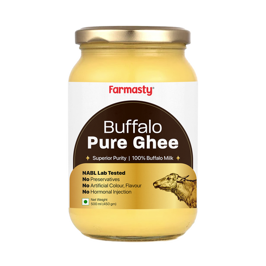 Farmasty Buffalo Pure Ghee (500ml)